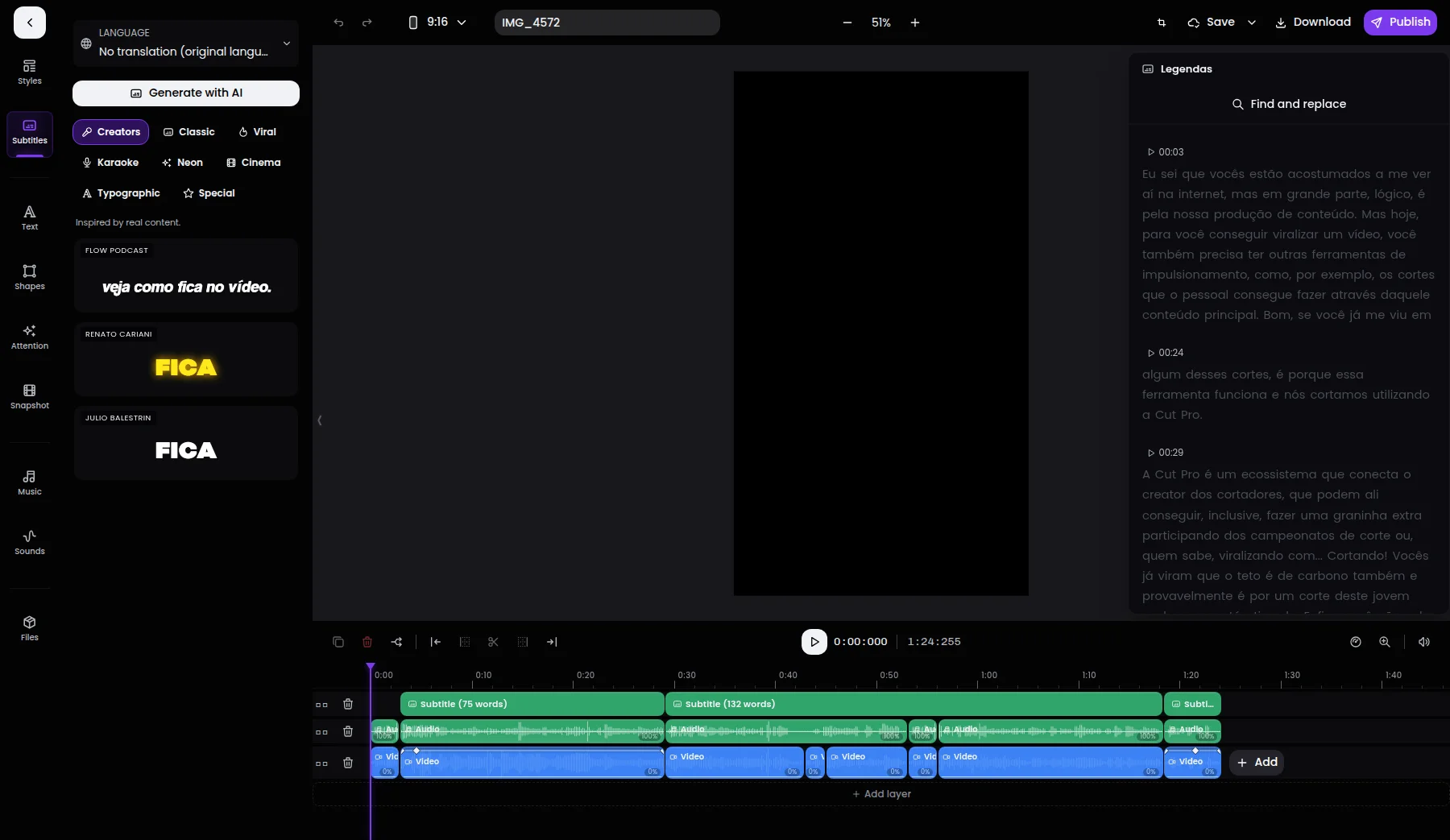 Cut.Pro — Edit